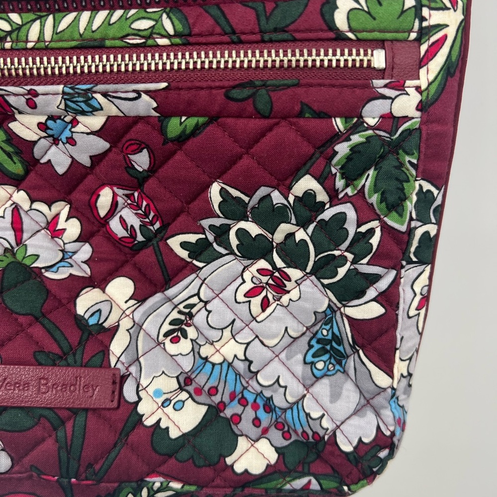 Vera Bradley Iconic Triple zip hipster purse - Picture 10 of 12